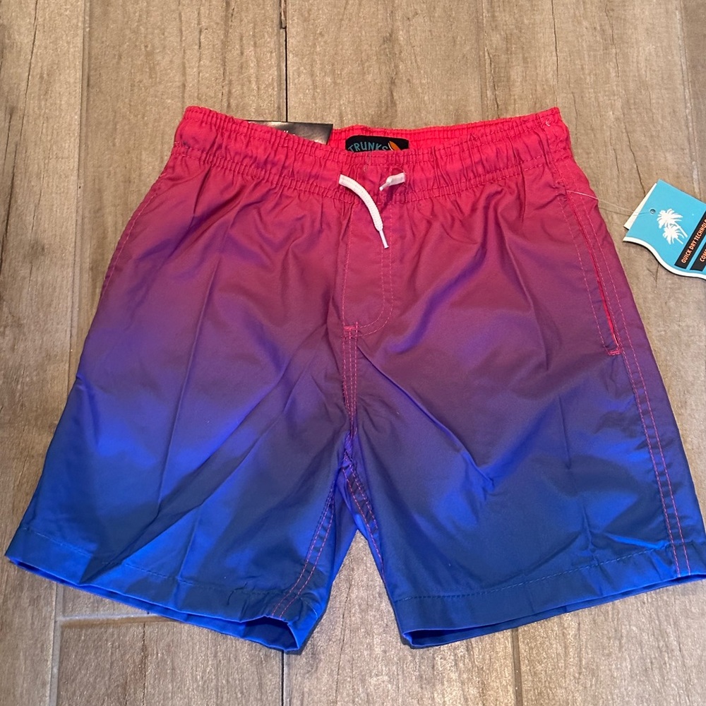 TRUNKS SURF & SWIM - swim trunks size medium (10-12) has pockets! Retail$38